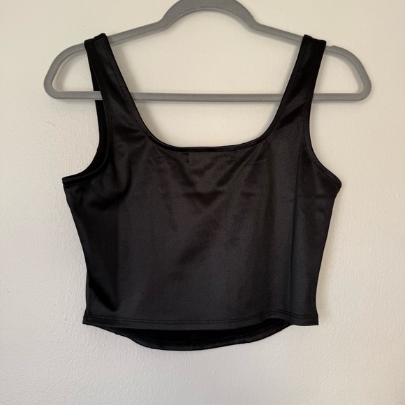 Lola Grace Black Crop Top - Picture 2 of 7